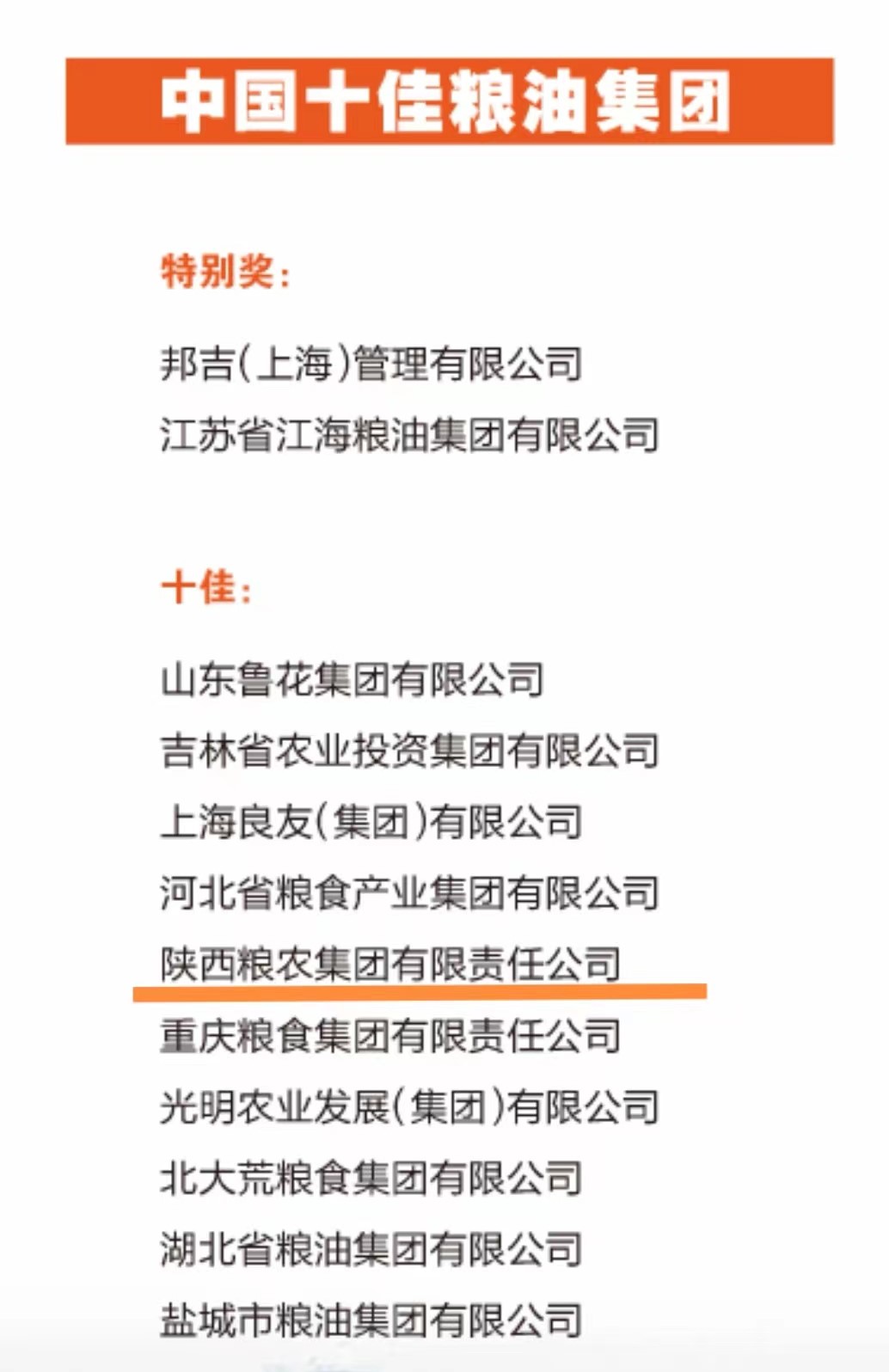 集團(tuán)及所屬企業(yè)、品牌、產(chǎn)品榮登第十二屆中國(guó)糧油榜